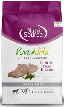 Pure Vita Pork & Pea Dog Food, 25lbs