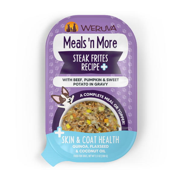 Weruva Meals 'n More Steak Frites Recipe Plus, 3.5oz