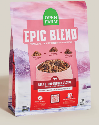 Open Farm Dog Epic Blend Beef & Superfood, 3.5lbs