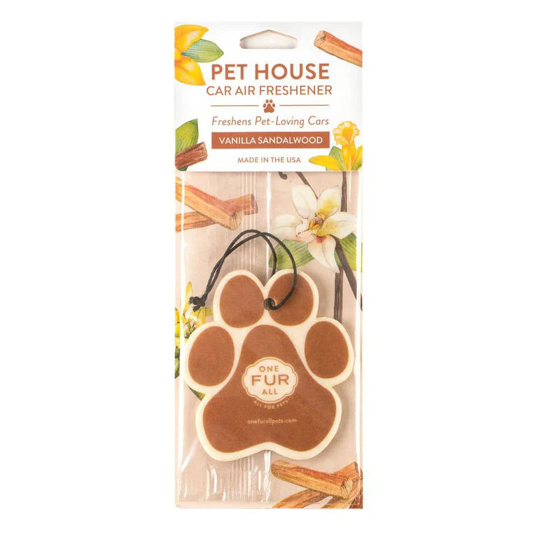 Pet House Car Air Freshener, Vanilla Sandalwood