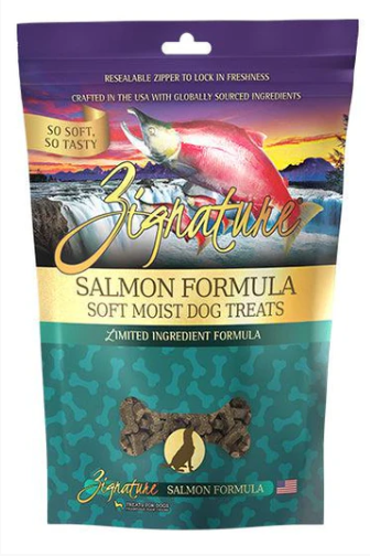 Zignature Salmon Soft Treats, 4oz
