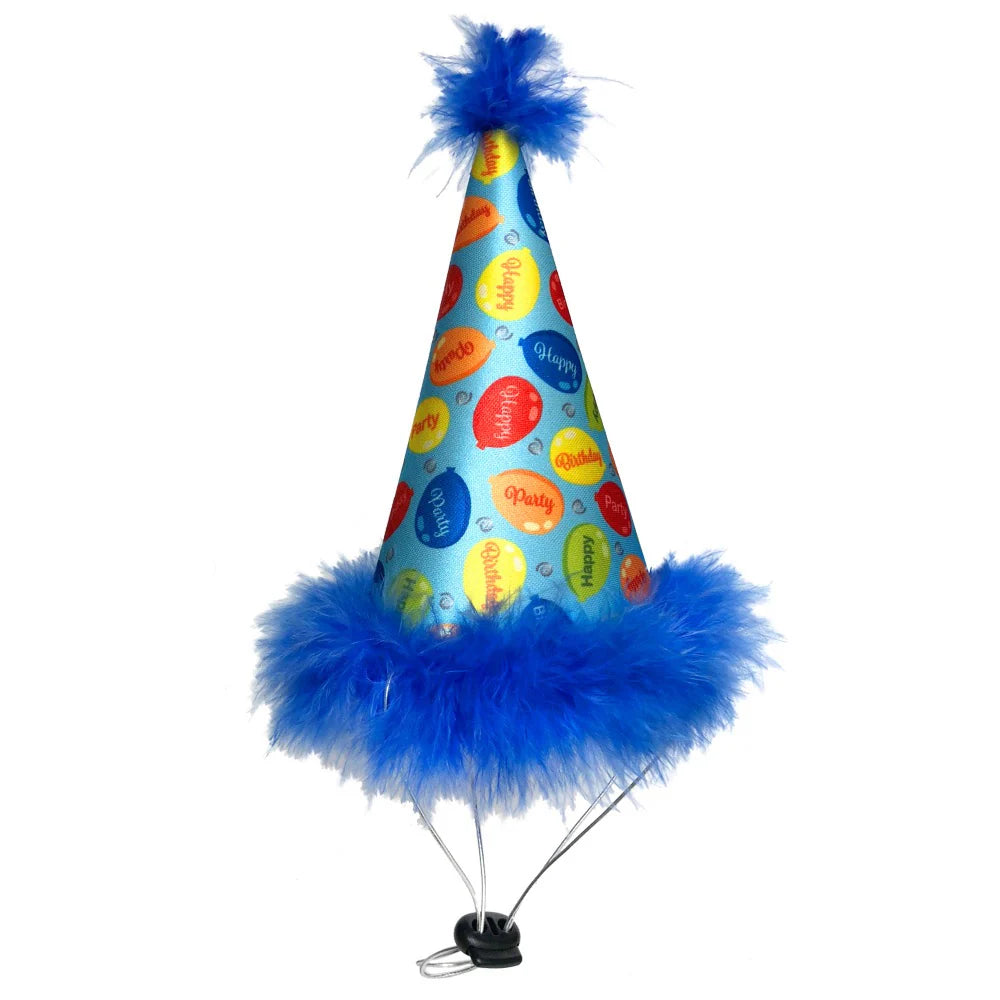 Huxley & Kent Party Time Party Hat, Blue, S