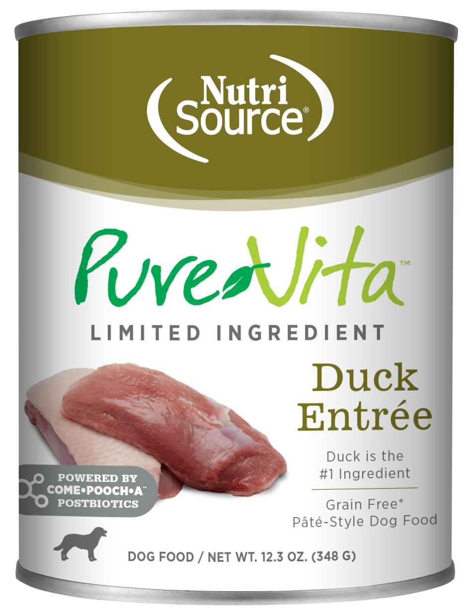 Pure Vita Grain Free Duck Entree, 12.3oz