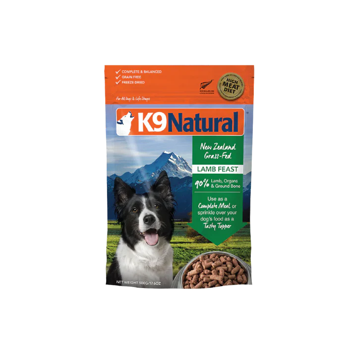 K9 Natural Freeze-Dried Lamb Topper, 5oz
