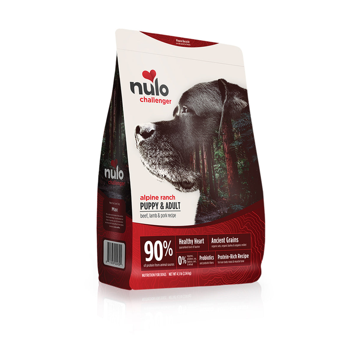 Nulo Dog Challenger Puppy & Adult Alpine Ranch Recipe, 4.5lbs