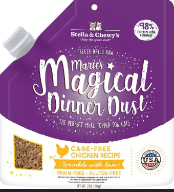 Stella & Chewys Marie's Magic Cage Free Chicken Dust Topper, 7oz