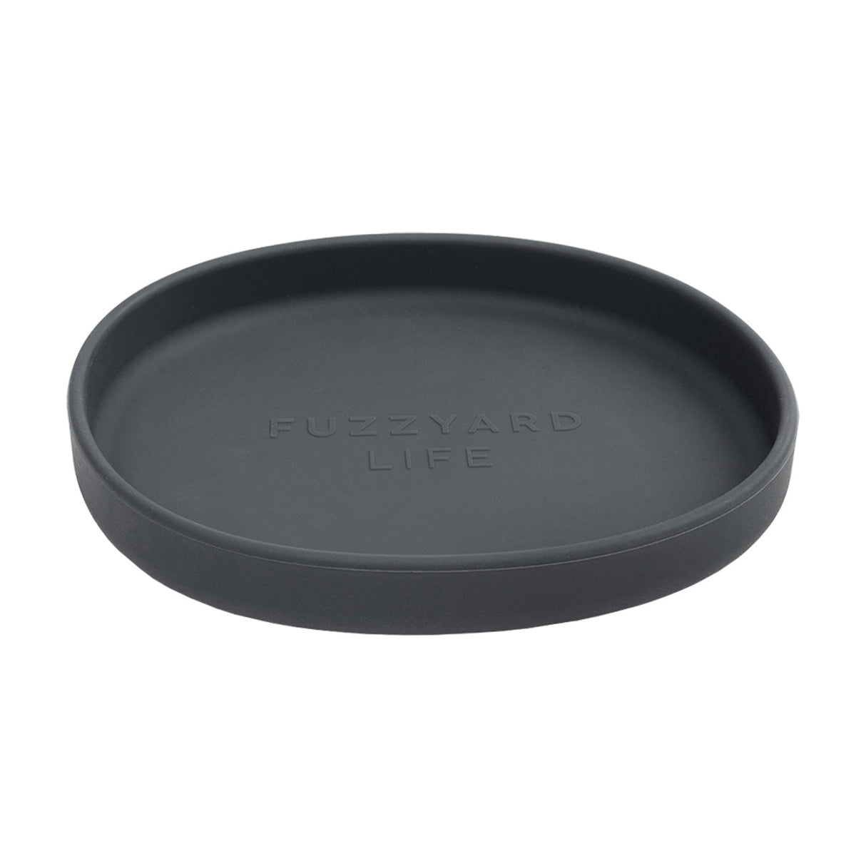 FuzzYard Life Silicone Cat Dish, Slate Grey
