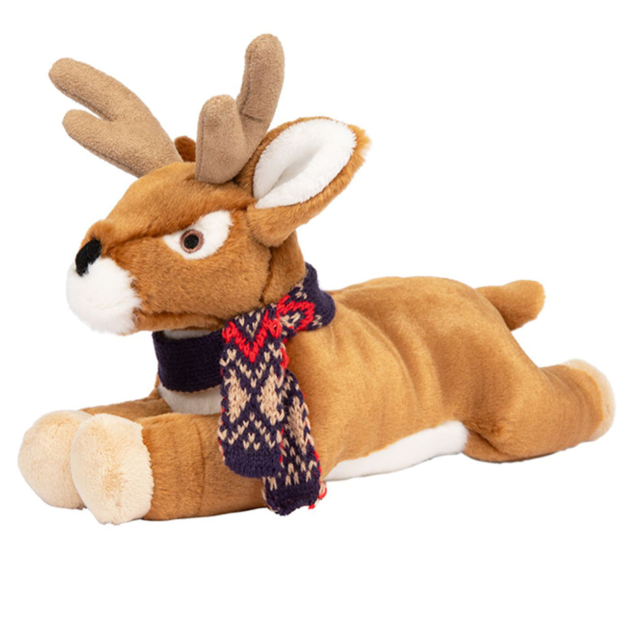 Fluff & Tuff Holiday Robbie Reindeer Dog Toy