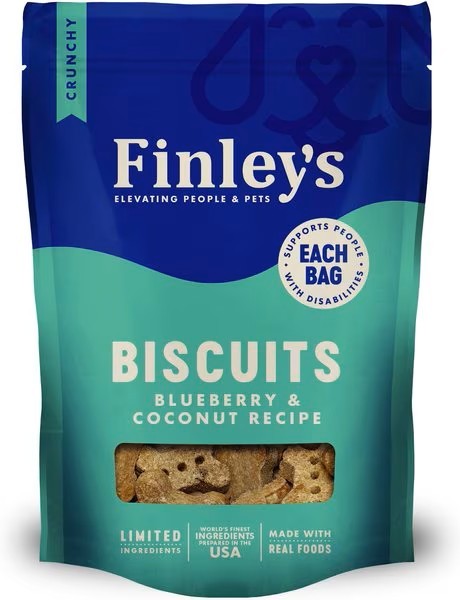 Finley's Blueberry & Coconut Biscuits, 6oz