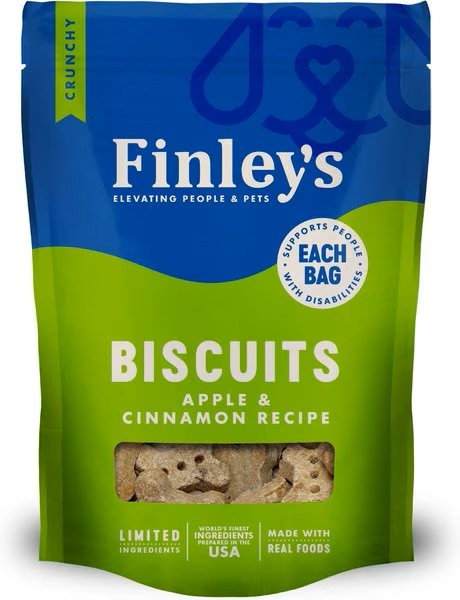 Finley's Apple & Cinnamon Dog Biscuits, 6oz