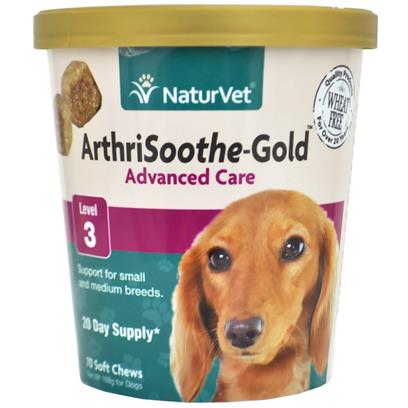 NaturVet Arthrisooth Gold Lvl 3 Soft Chew Supplement, 70ct