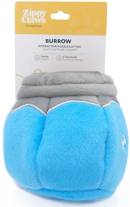 ZippyClaws Burrow Fish in Bowl Cat Toy