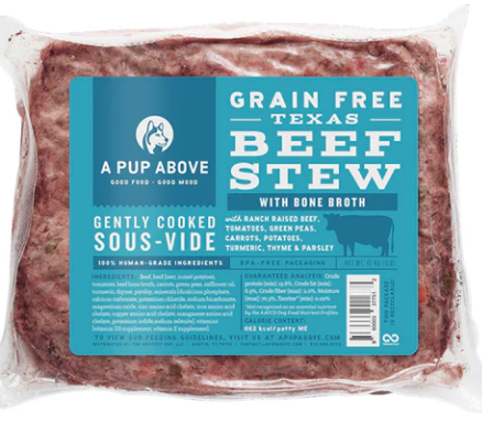 A Pup Above Texas Beef Stew, 1lb patty