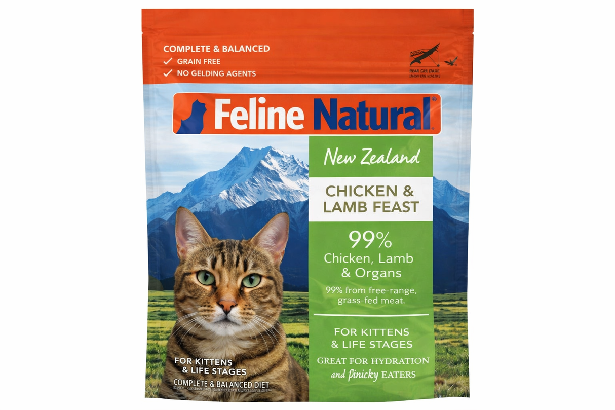 Feline Natural GF Chicken & Lamb Pouch, 3oz