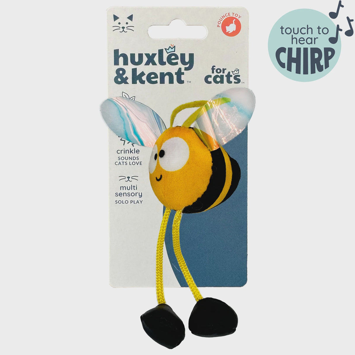 Huxley & Kent Chirpy Bumble Bee Cat Toy