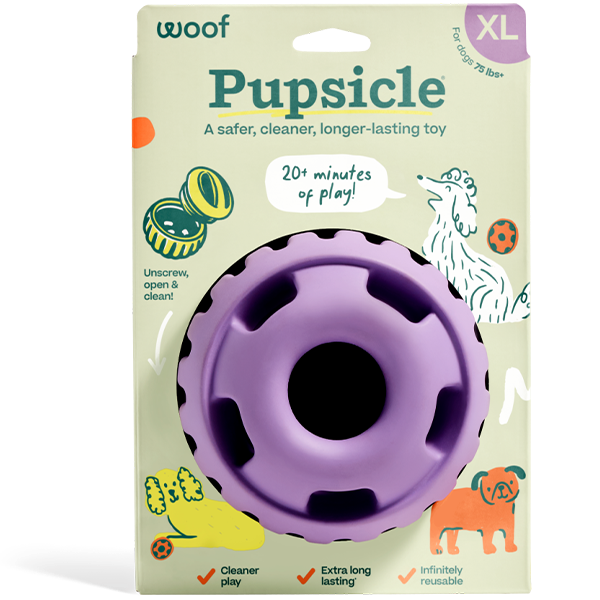 Woof Pupsicle Toy, Lavender, XL