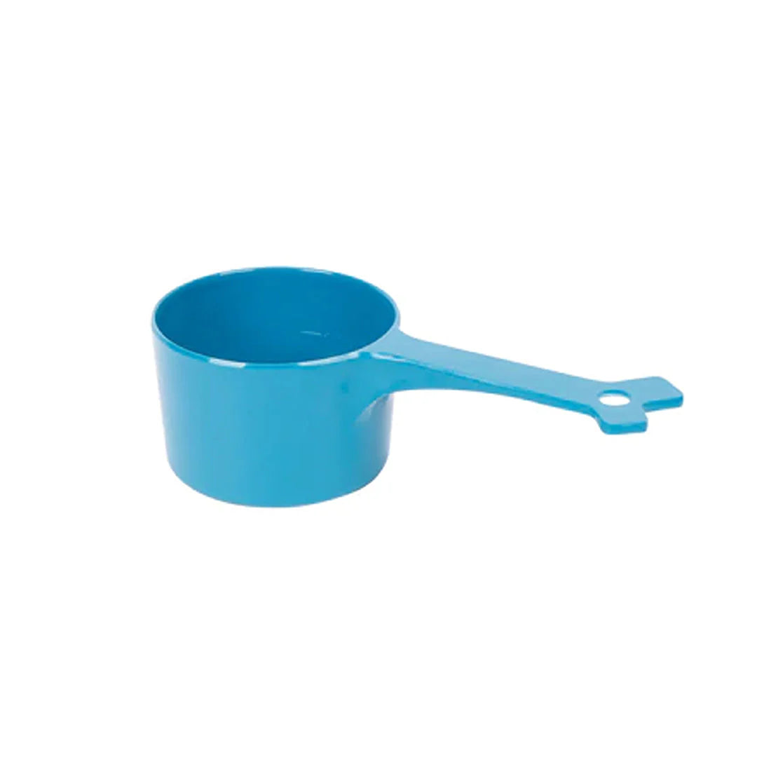 Messy Mutts Dog Food Scoop, 1 Cup, Blue