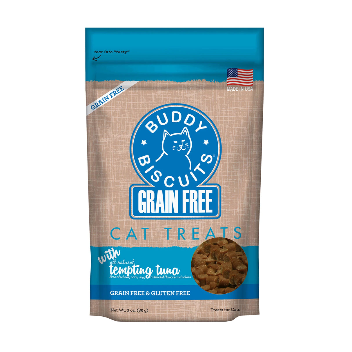 Buddy Biscuits For Cats Tuna Soft & Tender, 3oz