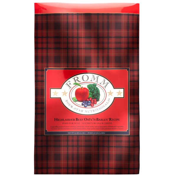 Fromm Highlander Beef Oats & Dog Food, 26lbs