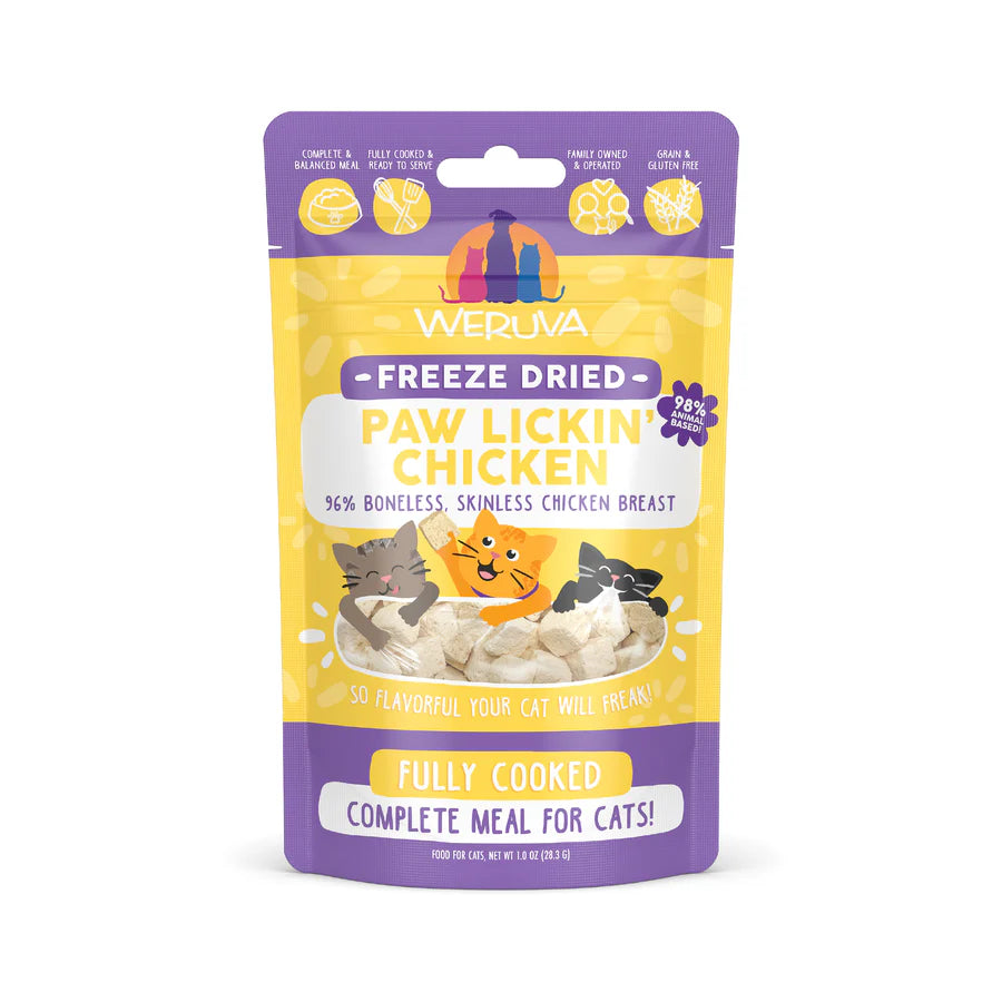 Weruva Cat Freeze-Dried Paw Lickin' Chicken, 1oz