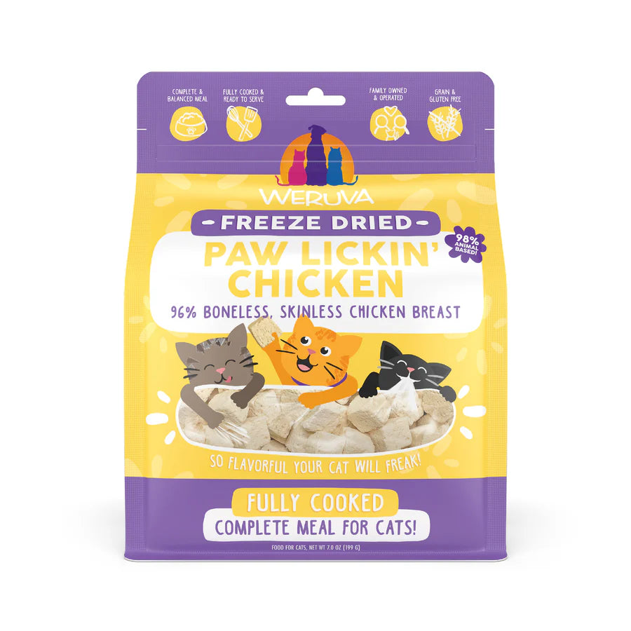 Weruva Cat Freeze-Dried Paw Lickin' Chicken, 7oz