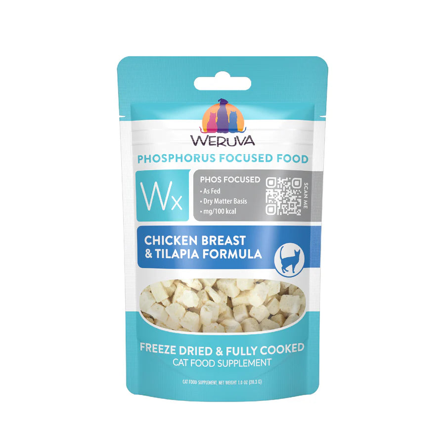 Weruva Cat Freeze-Dried Phos Focused Chicken & Tilapia, 1oz
