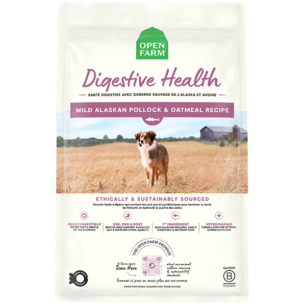 Open Farm Digestive Health Pollock & Oatmeal, 4lbs