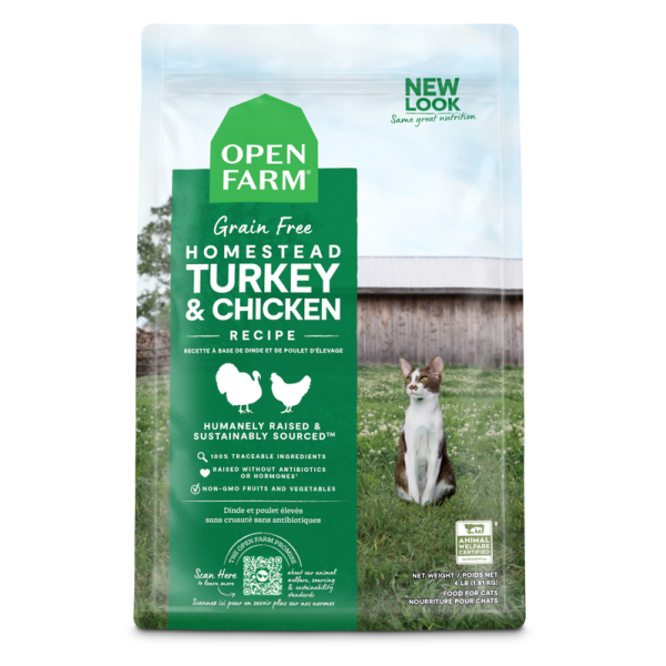 Open Farm Cat GF Homestead Turkey & Chicken, 2lbs