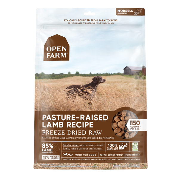 Open Farm Dog Freeze-Dried Morsels Pasture Raised Lamb, 22oz