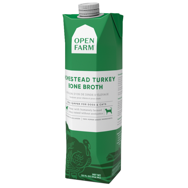 Open Farm Bone Broth, Turkey, 32oz