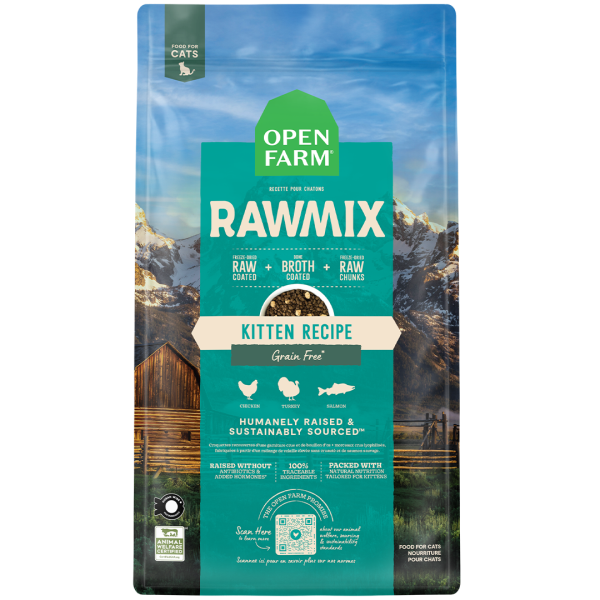 Open Farm Cat GF Rawmix Kitten Recipe, 8lb