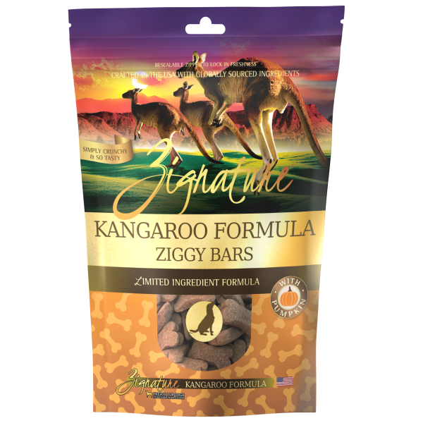 Zignature Dog GF Ziggy Bar Kangaroo Formula, 12oz
