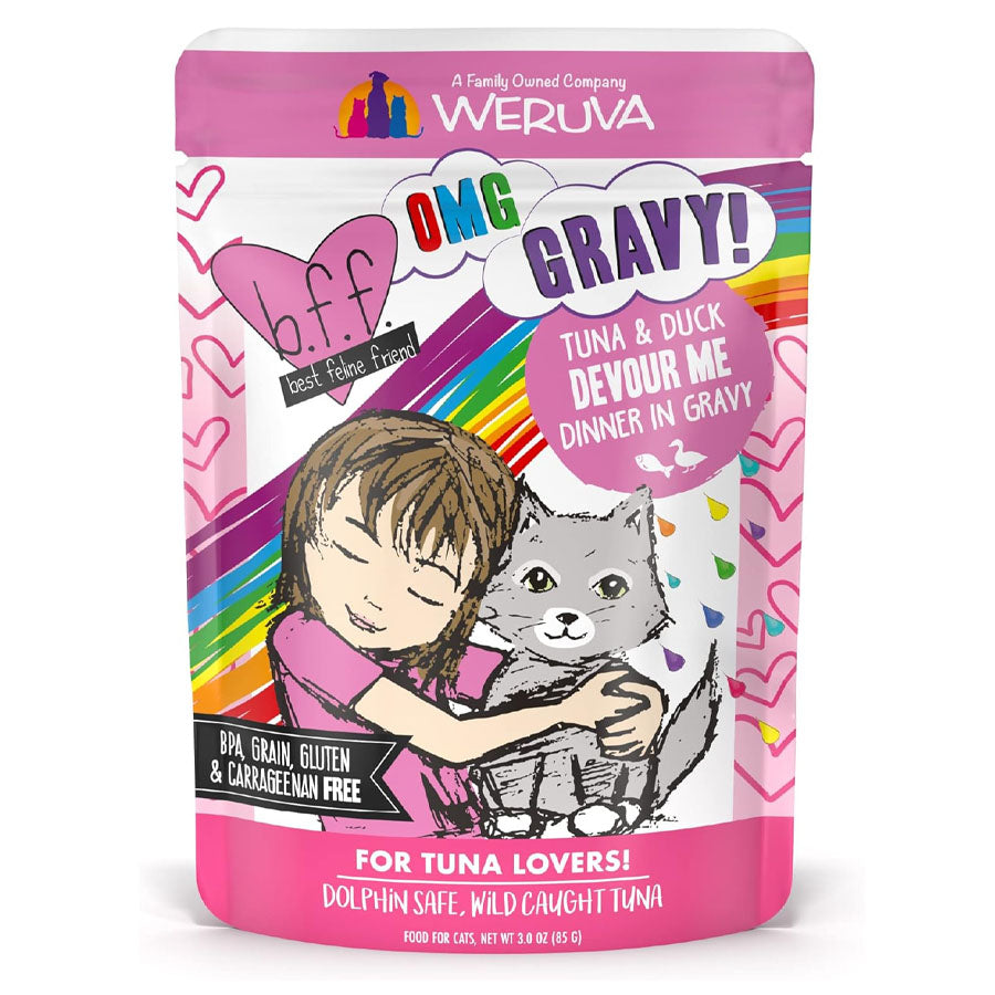 BFF Tuna & Duck Devour Me, 3oz Pouch