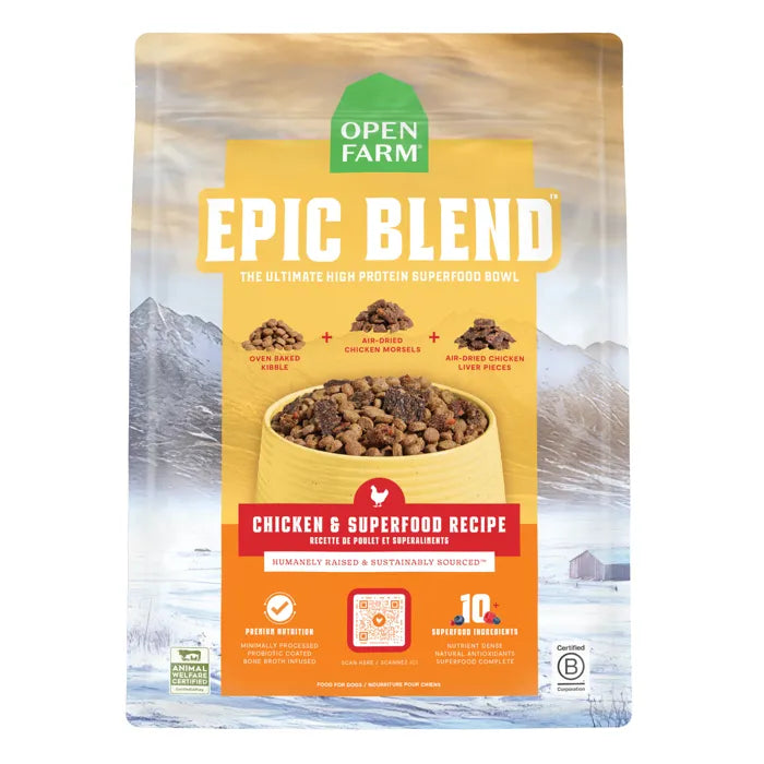 Open Farm Dog Epic Blend Chicken & Superfood, 3.5lbs