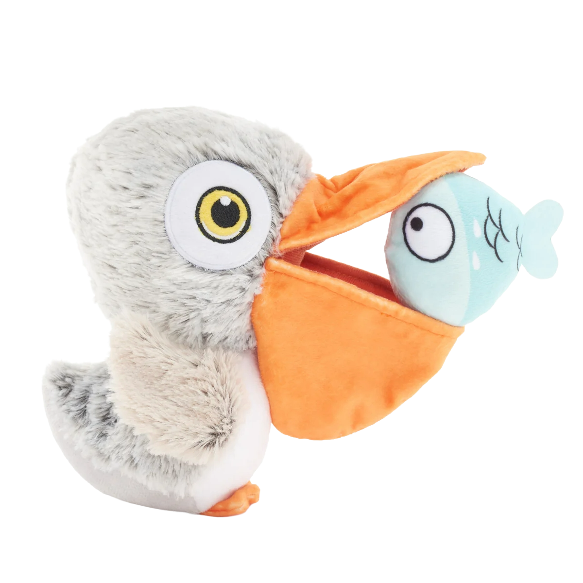 BARK Big Bill & Beak-A-Boo Fish Dog Toy