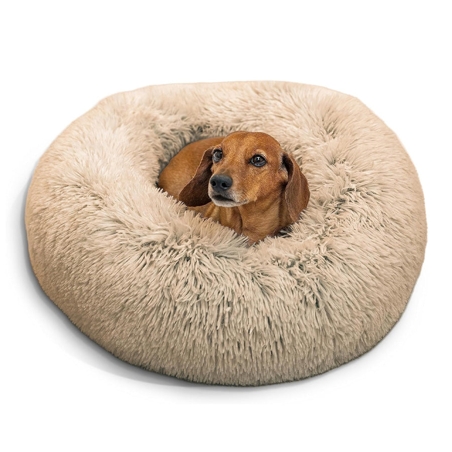 Best Friends by Sheri Donut Shag Taupe, 23x23