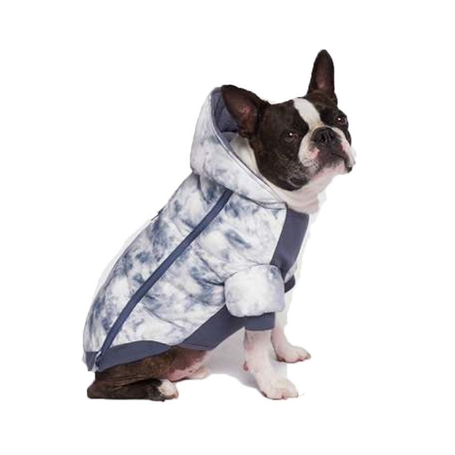 Canada Pooch Grey Tie Die Prism Puffer, 8"