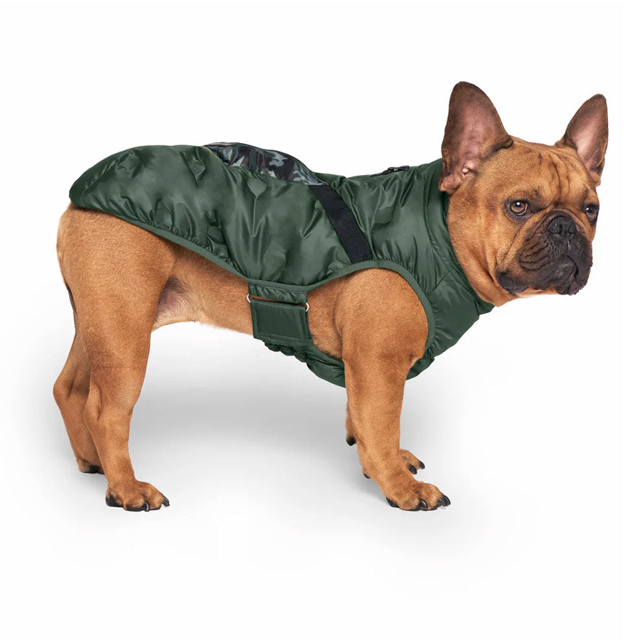 Canada Pooch Green Camo Commuter Vest