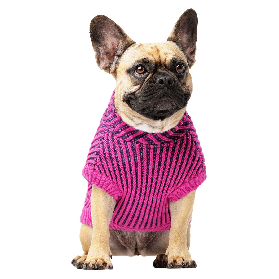 Canada Pooch Icon Sweater Pink/Navy