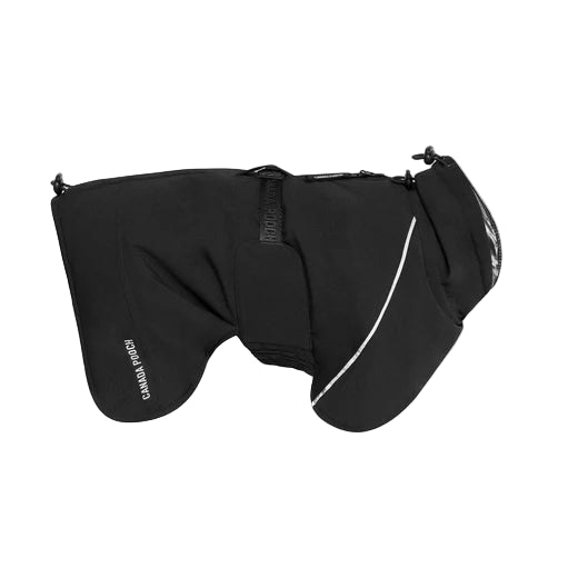 Canada Pooch Complete Coverage Winter Coat, Black, Size 28