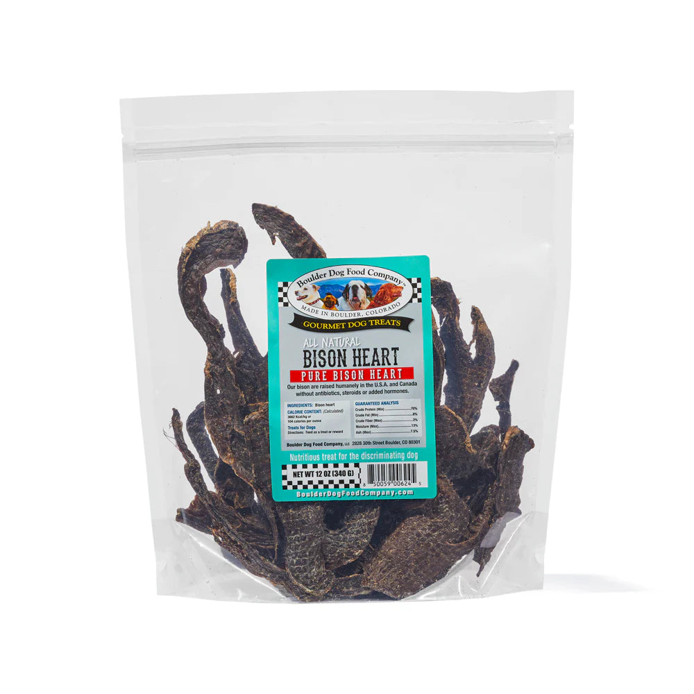 Boulder All Natural Bison Heart, 5oz