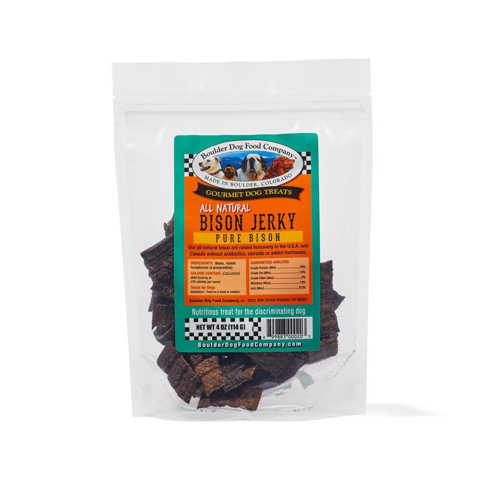 Boulder All Natural Bison Jerky, 4oz