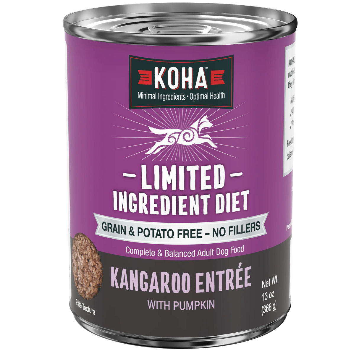 Koha Kangaroo Entree Canned Dog Food, 13oz