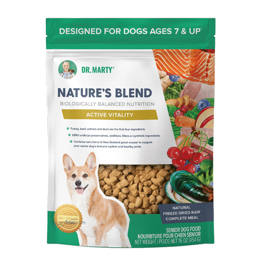 Dr. Marty's Freeze-Dried Nature's Blend Active Vitality, 16oz