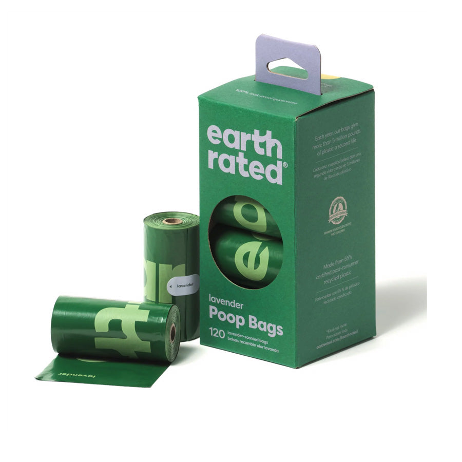 Earth Rated Display of 12 Boxes-8 Rolls/box Lavender Scented