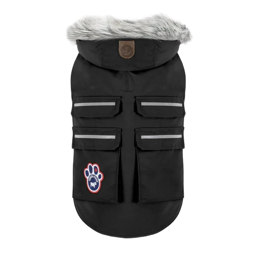 Canada Pooch Everest Explorer Jacket, Black, Size 18