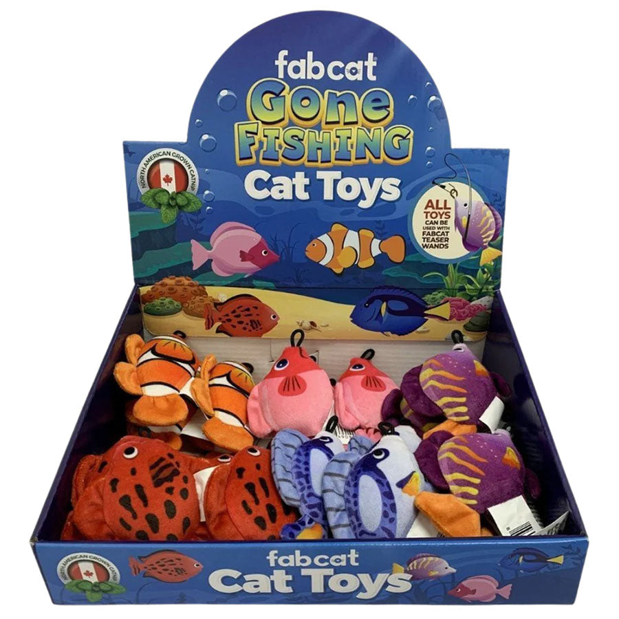 Fab Cat Gone Fishing Assorted Toys
