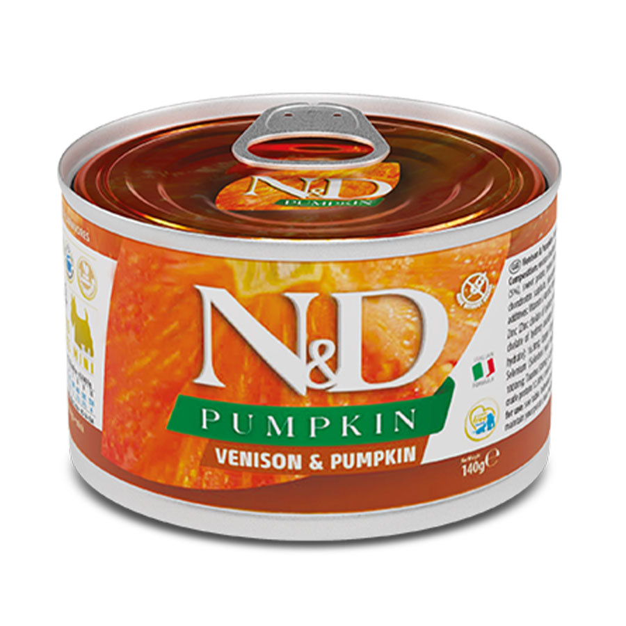 Farmina N&D GF Pumpkin Venison Canned Dog Food, 5oz