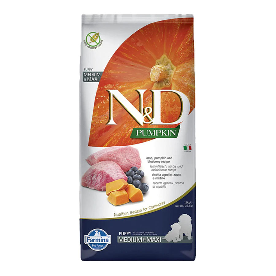 Farmina N&D Pumpkin Lamb Puppy Food Medium & Maxi