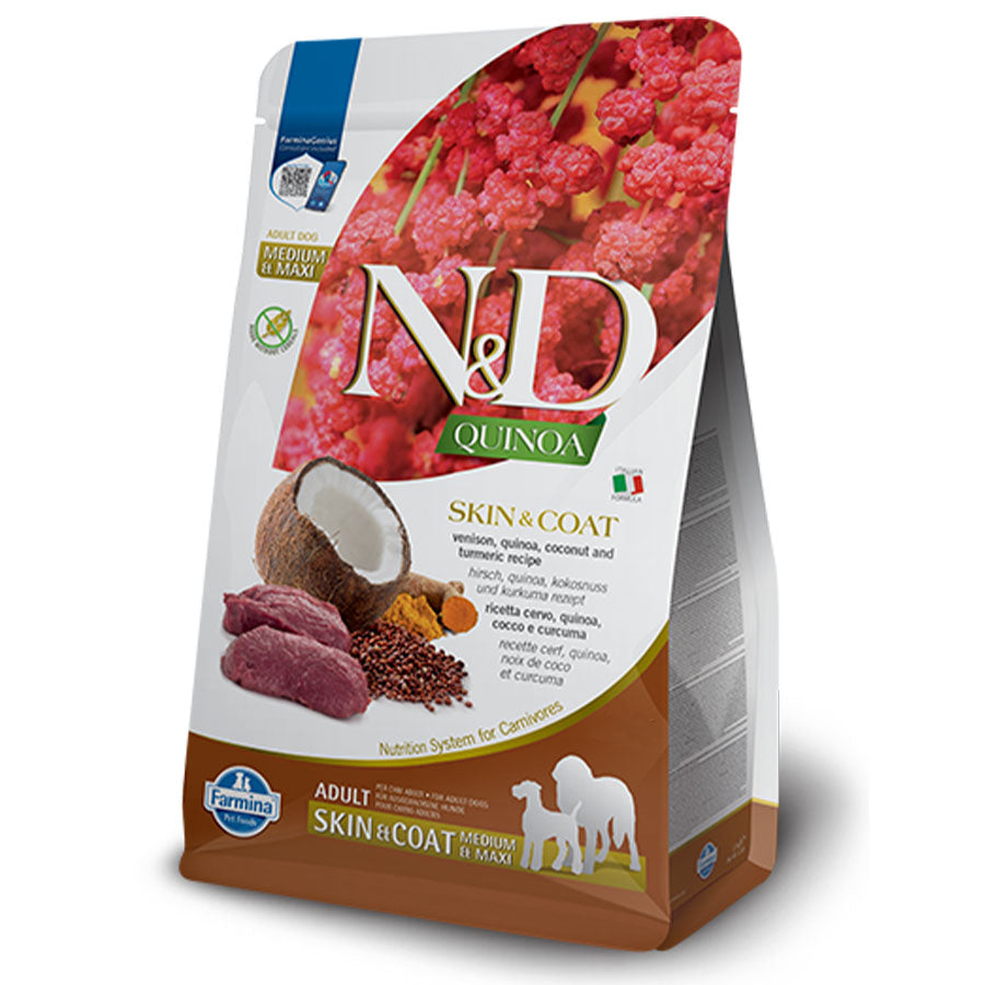 Farmina N&D Quinoa Skin & Coat Venison